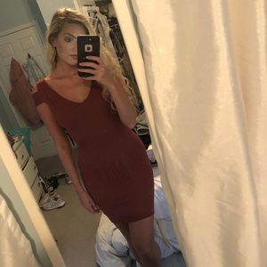 pacsun kendall and kylie bodycon dress